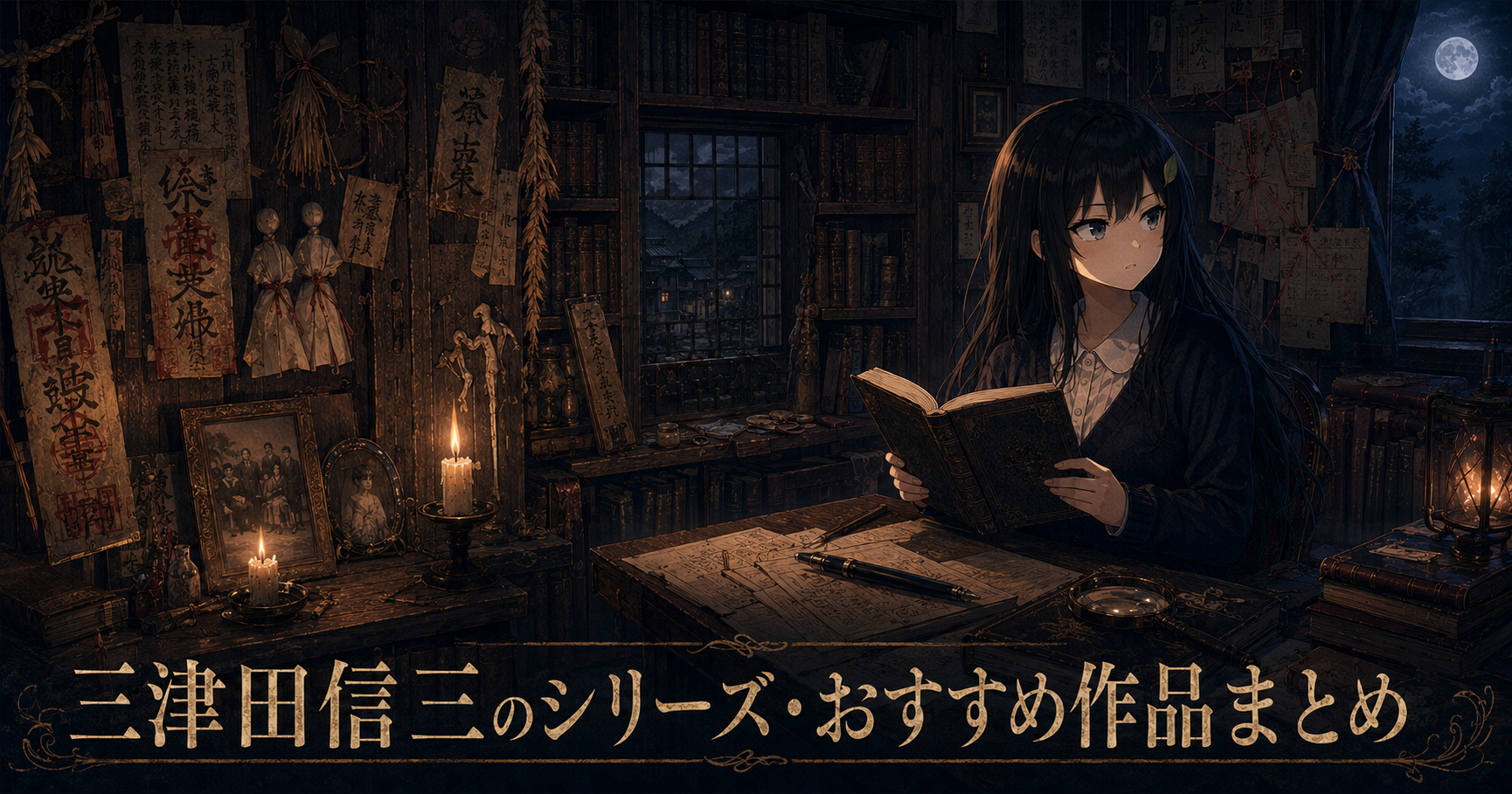三津田信三おすすめシリーズ作品まとめ【2026年最新版】