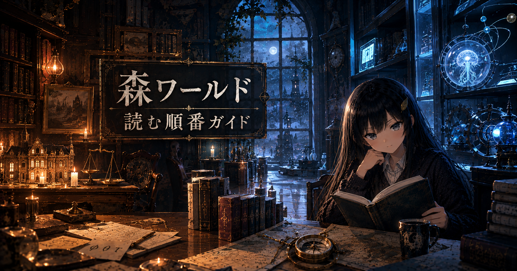 森博嗣「森ワールド」全シリーズ読む順番ガイド【2026年版】