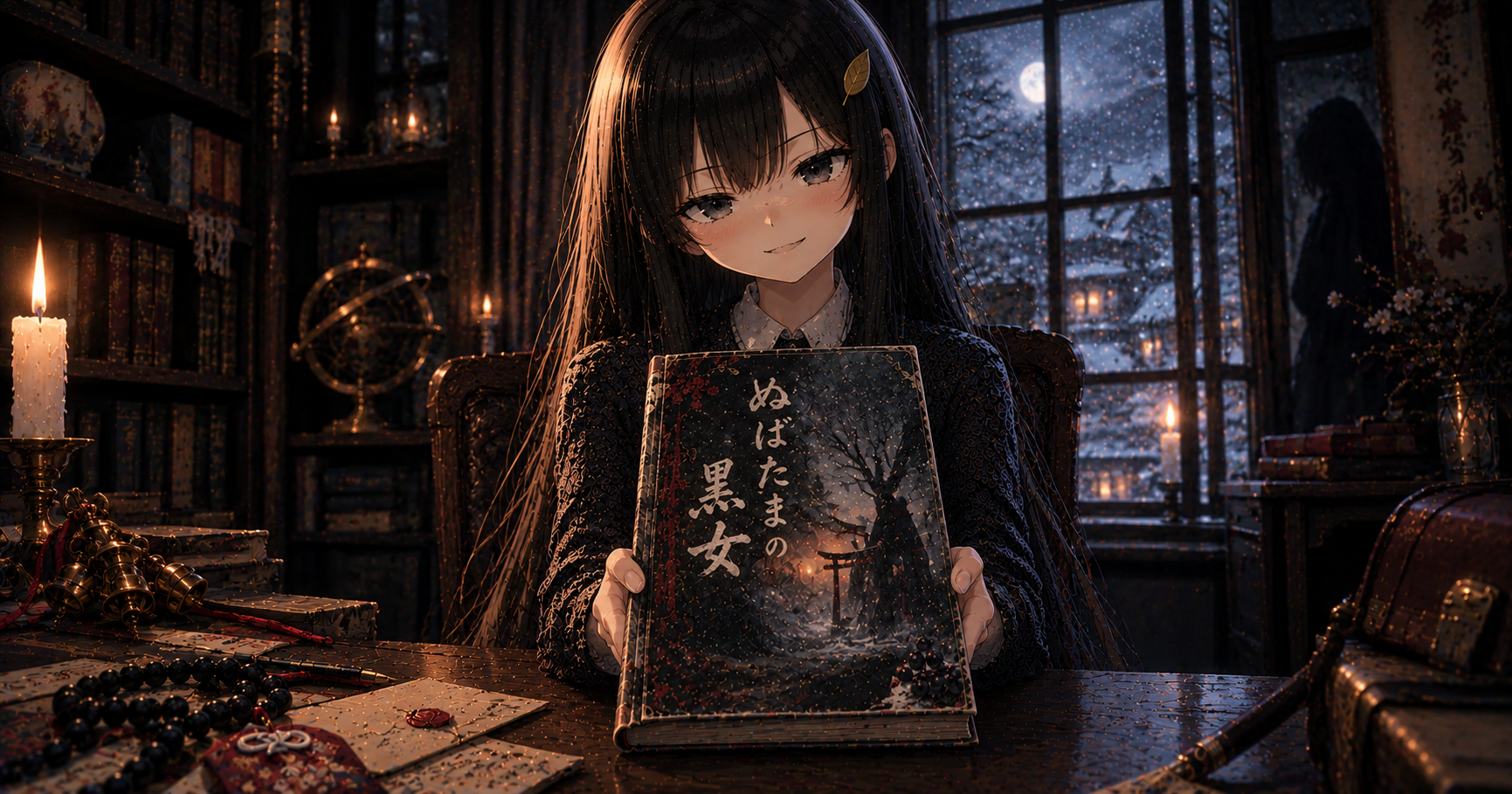 死者に会える神社に現れる"黒衣の女"の正体は？阿泉来堂『ぬばたまの黒女』感想レビュー【ネタバレなし】